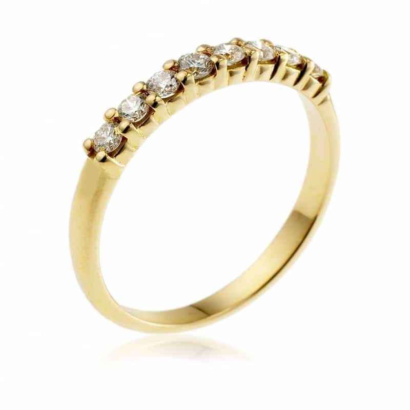 Les alliances serties de diamants une option étincelante pour sceller votre amour