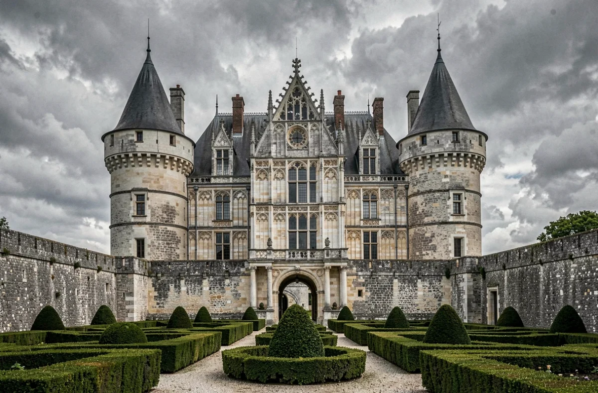 Château de Goulaine avec ses tours Renaissance et son pont-levis en Loire-Atlantique