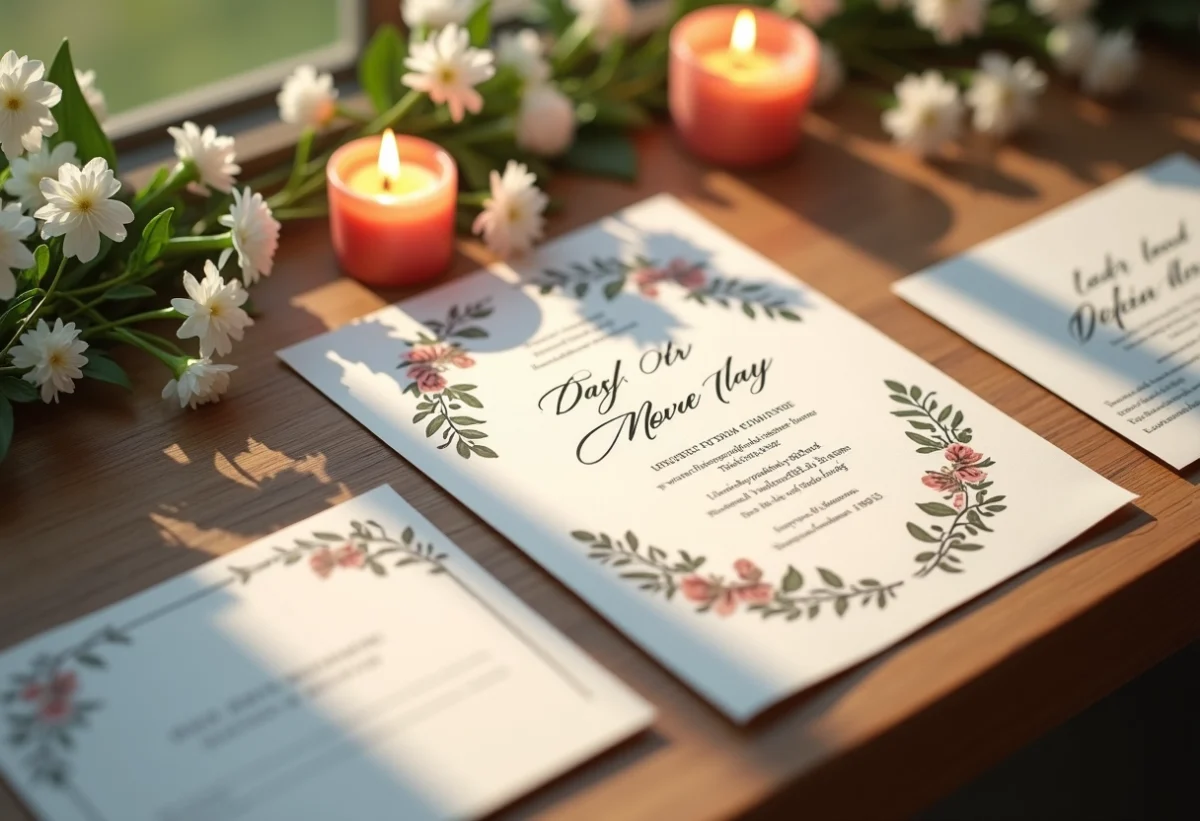 faire-part mariage unique