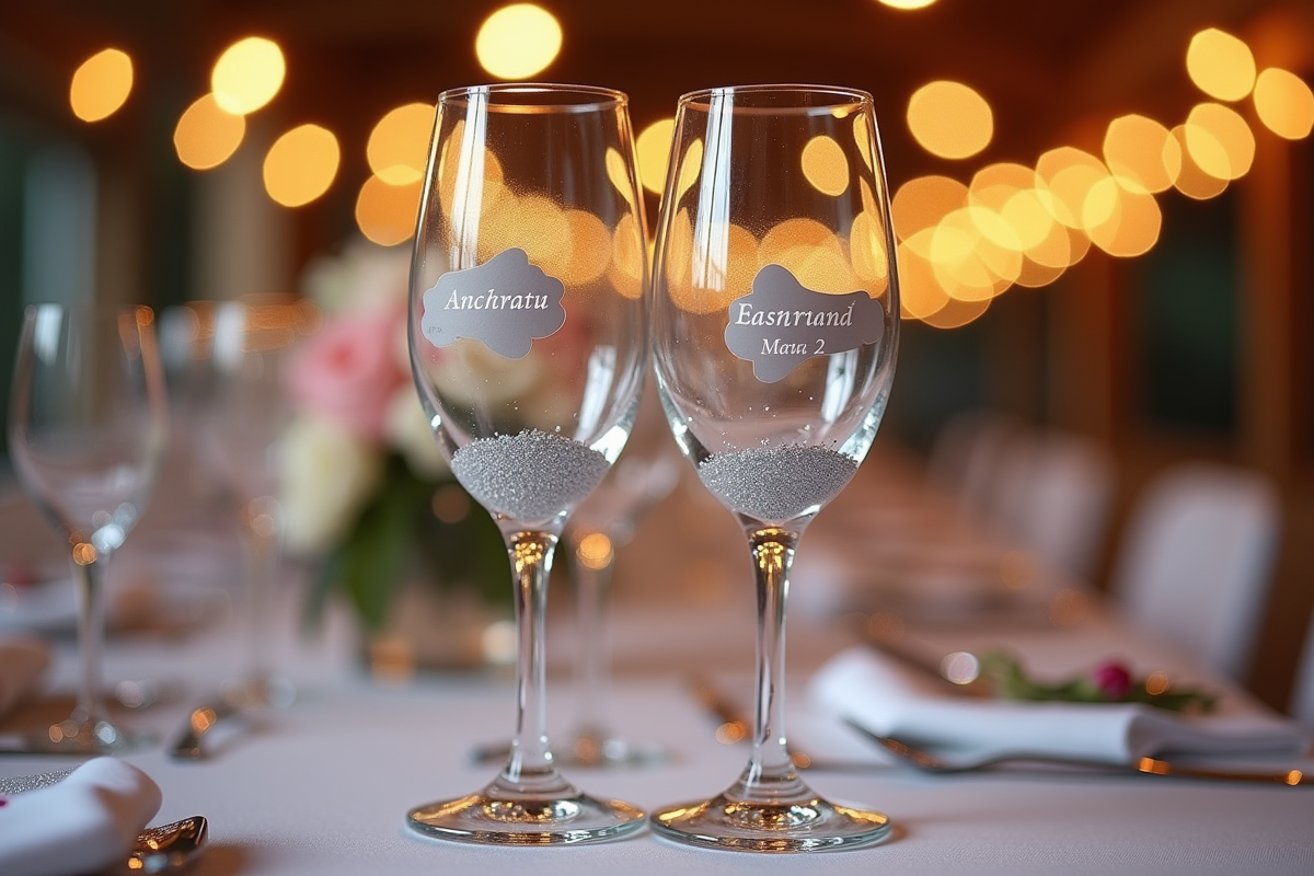 verres mariage