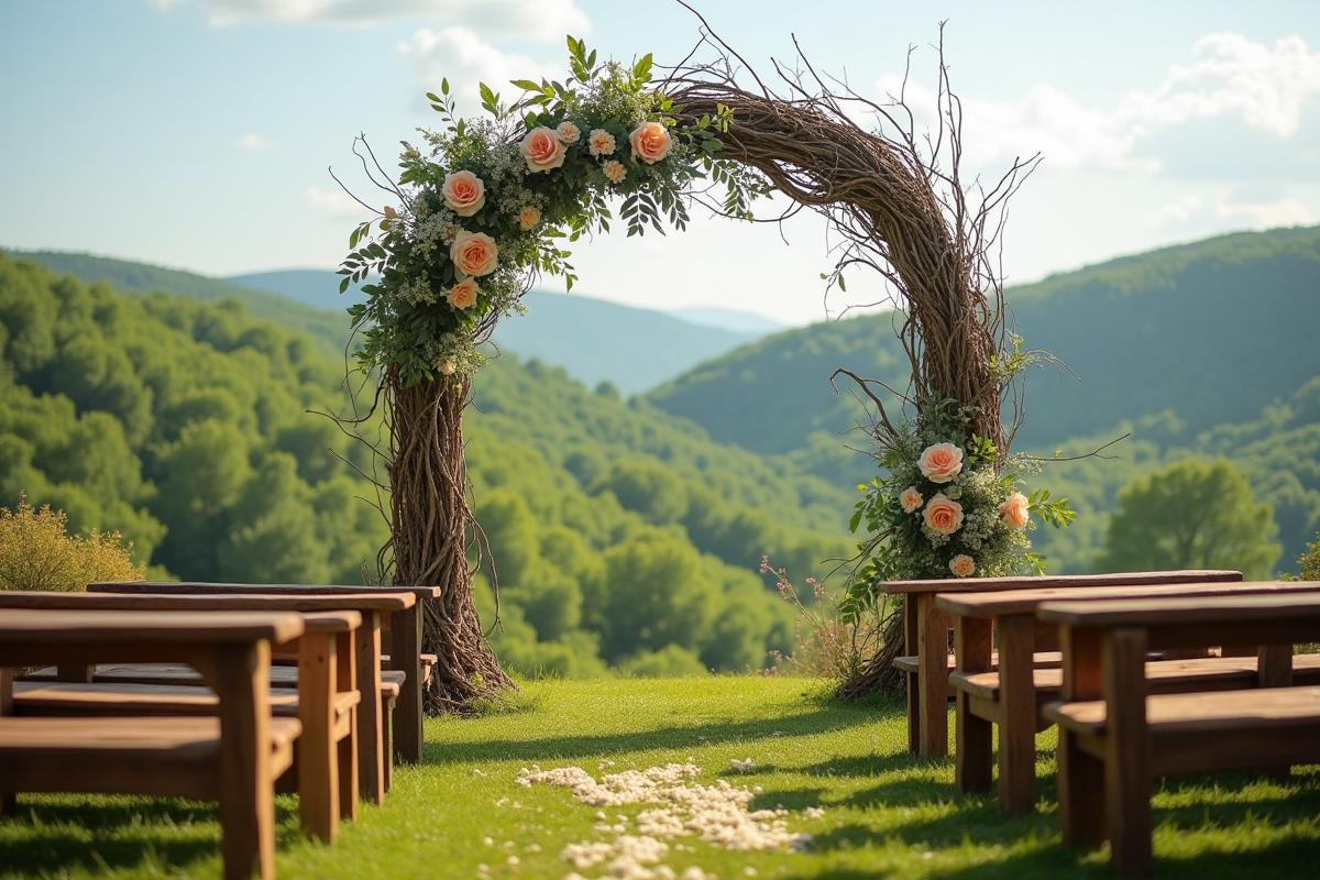 mariage rustique